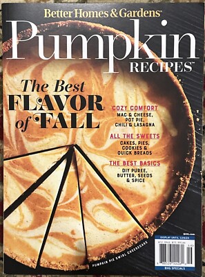 BETTER HOMES & GARDENS Magazine Pumpkin Recipes The Best Flavor of Fall 2024-image