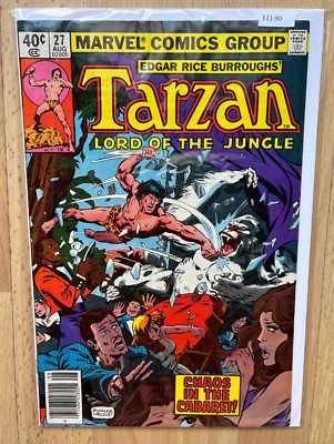 Edgar Rice Burroughs Tarzan 27 Marvel Comics Group E21-90-image