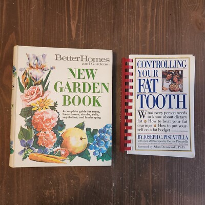 Lot Of 2 Vtg Books Better Homes & Garden New Garden Book + 1 More-image