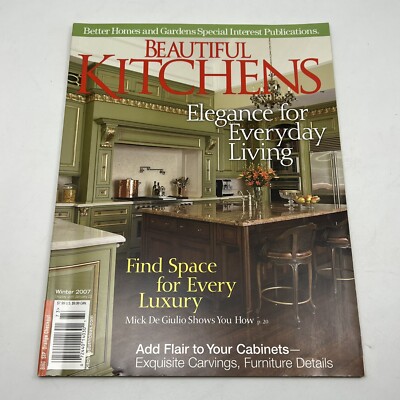 Better Homes and Gardens Magazine Beautiful Kitchens Winter 2007-image