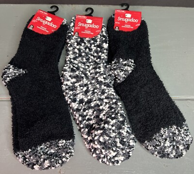 Snugadoo Womens Super Soft 3 Pair Lot New with Tags! Cozy Warm-image