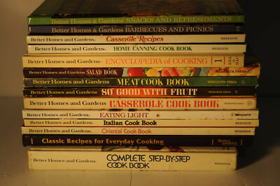 Better Homes and Gardens Lot of 14 cookbooks-image