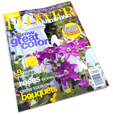 BETTER HOMES FLOWER GARDENING GROW GREAT COLOR BOUQUETS SPRING 2003 MAGAZINE-image