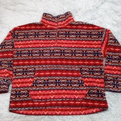 American Eagle Sweatshirt Mens L Faire Isle Nordic Cozy Comfort Soft Pockets-image