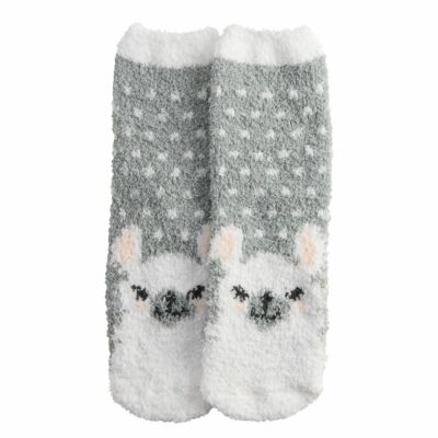 Llama Fuzzy soft Cozy Socks - Women's - llamas - New with tag -image
