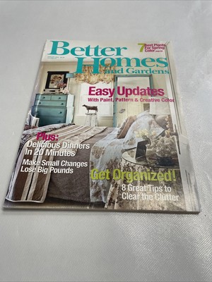 BETTER HOMES & GARDENS Magazine, JANUARY 2007, EASY UPDATES: PAINT PATTERN COLOR-image