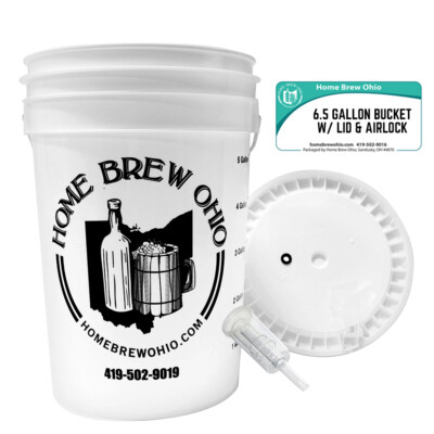 Home Brew Ohio Complete 6.5 Gallon Fermenting Bucket with Econolock-image