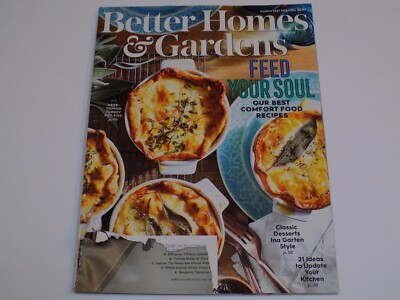 Better Homes Gardens Magazine March 2021 Herb Topped Turkey Pot Pies Ina Garten-image