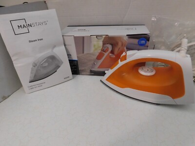 Mainstays Lightweight Dry/Steam Clothing Iron Adjustable Temperature (1100W)-image