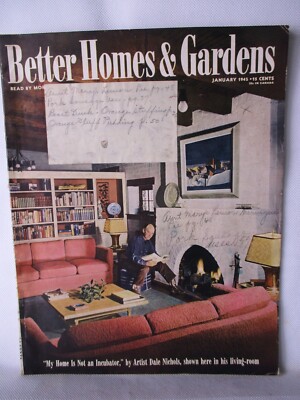 January 1945 WW2 Better Homes & Gardens Magazine Azaleamum, Cannon Towels (Nude)-image