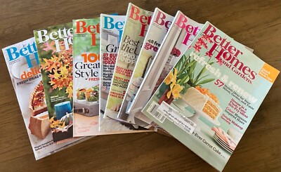Better Homes and Gardens Magazine Lot - 8 Issues from 2013-image