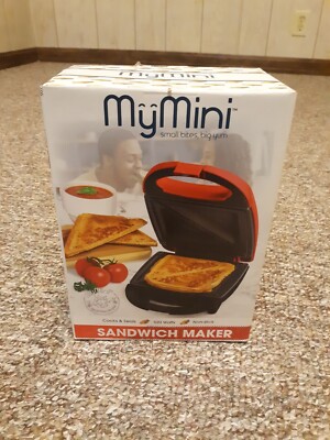 Mini Sandwhich Melt Maker Red color-image