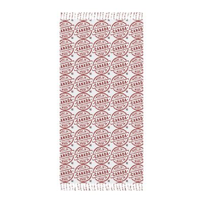 Canadian , Boho Beach Towel, Cozy Summer Towel, Travel Accessory, Beach Gift, -image