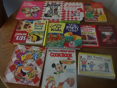 A VARIETY OF VINTAGE KIDS COOKBOOKS-YOU CHOOSE-image