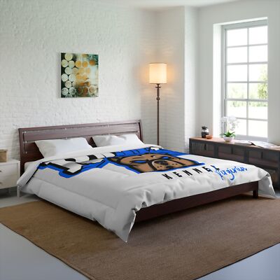 Bully Mob Comforter | Cozy Home Decor, Pet Lovers Gift, Unique Bedding, Seasonal-image