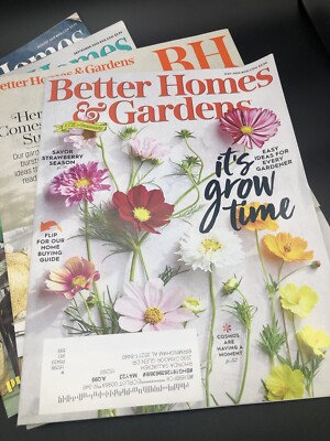 Lot of Four  (4) Better Homes & Gardens Magazine Spring Summer 2019 -2024-image
