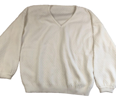White Comfy Sweater womens size large-image