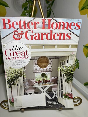 Better Homes & Gardens Magazine June 2021 The Great Outdoors-image