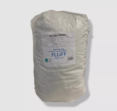 Becky Cameron White Cotton Throw Decor Pillow Insert w/Polyester Fill | 21