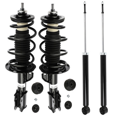 For 2006-11 Toyota Yaris Front Complete Struts Rear Shocks W/ Coil Springs Mount-image