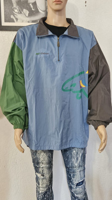 RARE VTG Greg Norman X Reebok X AC DELCO Golf Fishing Pullover 2XL SHARK GRAPHIC-image