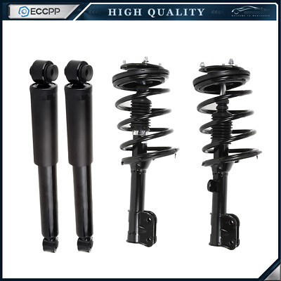 For 2007-2009 Hyundai Santa Fe Front Strut w/Coil Assembly + Rear Shock Absorber-image