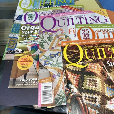 5 American Patchwork & Quilting Magazines 2007-201 6 Better Homes & Gardens-image