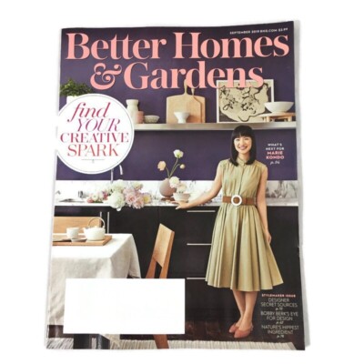 Better Homes & Gardens September 2019 Magazine Marie Kondo Stylemaker Issue New-image