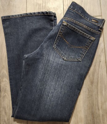 GLORIA VANDERBILT MID RISE SIZE 10 WOMENS STRETCHY COMFY MEDIUM BLUE JEANS	-image