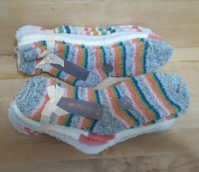 2 packages [4-ct]: AEROSOLES WOMENS LOUNGE SLEEP slipper SOCK SOFT COZY  8 TOTAL-image