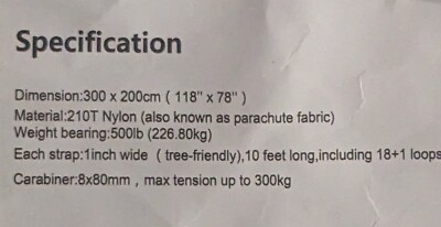 Cozy Holiv Double Hammock -image