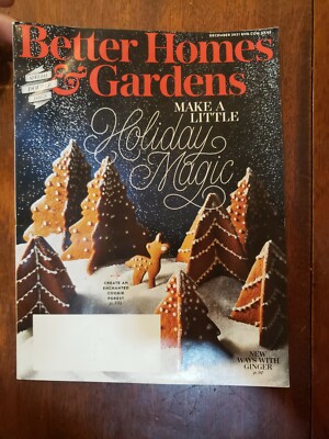 Better Homes & Gardens Magazine December 2021 Make A Little Holiday Magic-image