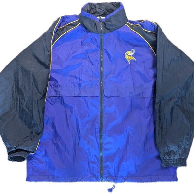 Minnesota Vikings Vintage Game Day Wind Breaker Jacket Full Zip Purple -image
