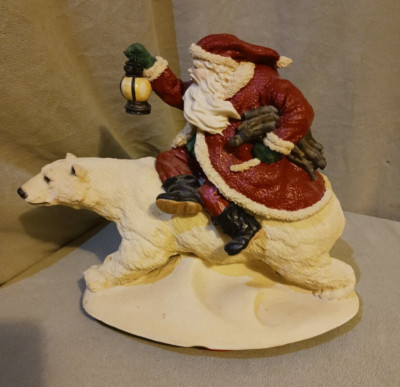 Vintage Into The Wind Santa from the Legend of Santa Claus series #1503-image