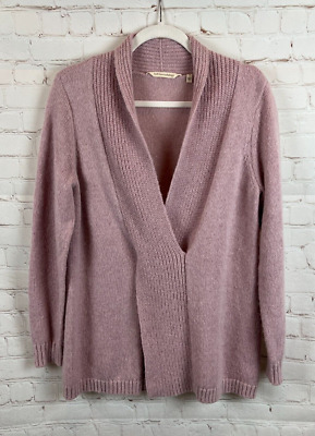 SOFT SURROUNDINGS alpaca wool blend pastel pink knit sweater pullover size S-image