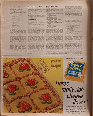 Vintage Kraft Cheese Ad Nov 1958 Better Homes & Garden Magazine-image