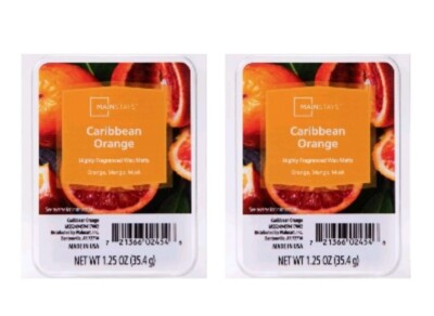 2-pack Mainstays Caribbean Orange Scented Wax Melts 1.25oz/ea Discontinued Mango-image