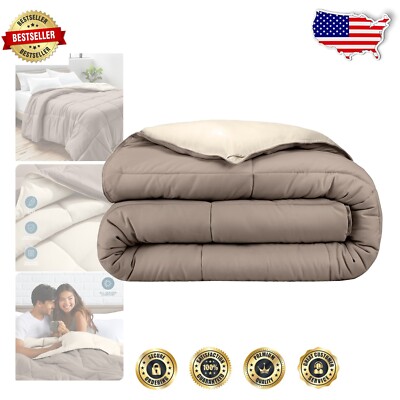 1800 Series King Comforter - All-Season Reversible Colors for Cozy Style-image