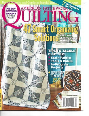 BHG American Patchwork Quilting Magazine #132 Feb2015 7 Techniques to Try & More-image