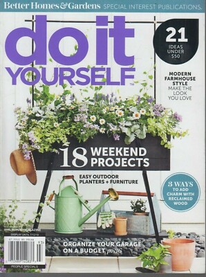 Better Homes & Gardens Do It Yourself Summer 2019 Weekend Projects-image