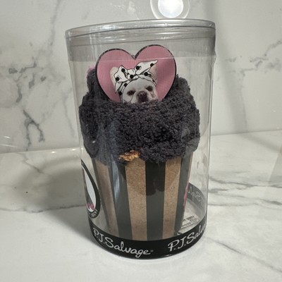 P.J Salvage Live Life Cozy Socks One size… Cupcake Packaging-image