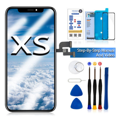 For iPhone XS Screen Replacement HD LCD 3D Touch Display Digitizer Full Assembly-image