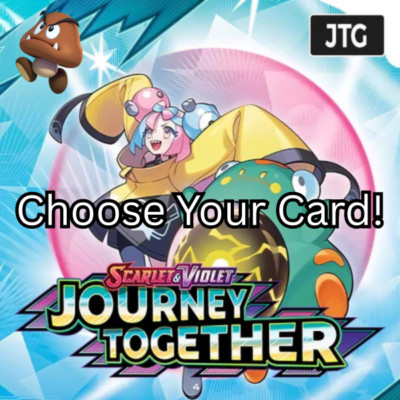 Pokemon TCG Journey Together Choose Your Card! - Pack Fresh -BULK SAVINGS!-image