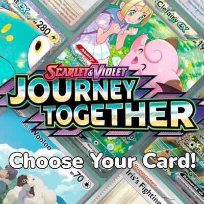 Journey Together Pokemon Singles - Reverse Holo & Holo - Choose your card!-image