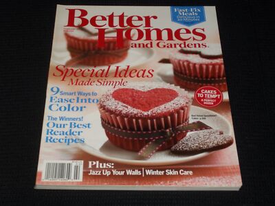 2008 FEBRUARY BETTER HOMES & GARDENS MAGAZINE - SPECIAL IDEAS COVER - E 4630-image