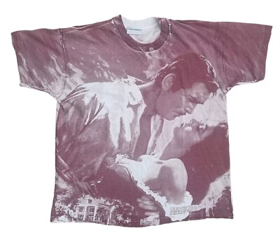 Stanley Desantis Gone With The Wind T-Shirt Size XL Vintage 90s All Over Print -image