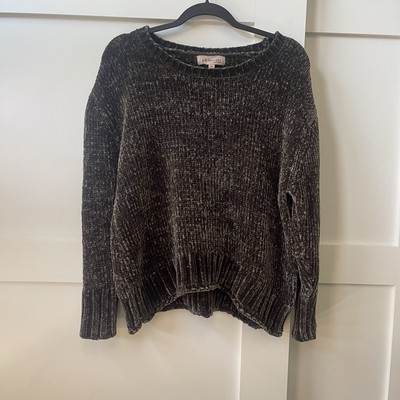 Philosophy M Cozy Brown And Grey Sweater -image