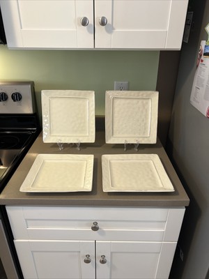 (4) or (8) Pier 1 Imports Martillo WHITE 10