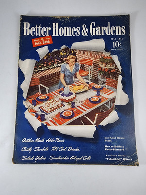 Better Homes & Garden Magazine July 1941 Clear the Decks for Summer Cooler Vtg-image