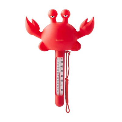 Mainstays Floating Red Crab Thermometer with Cord and Read Display，9.7inch-image